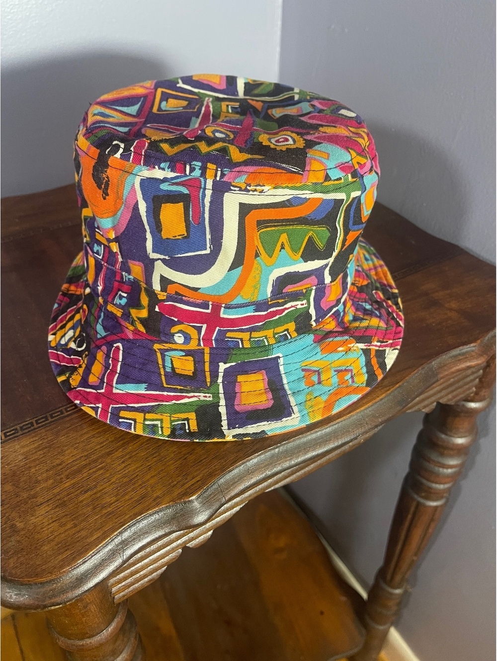 Colorful Abstract Pattern Bucket Hat - Picture 5 of 8